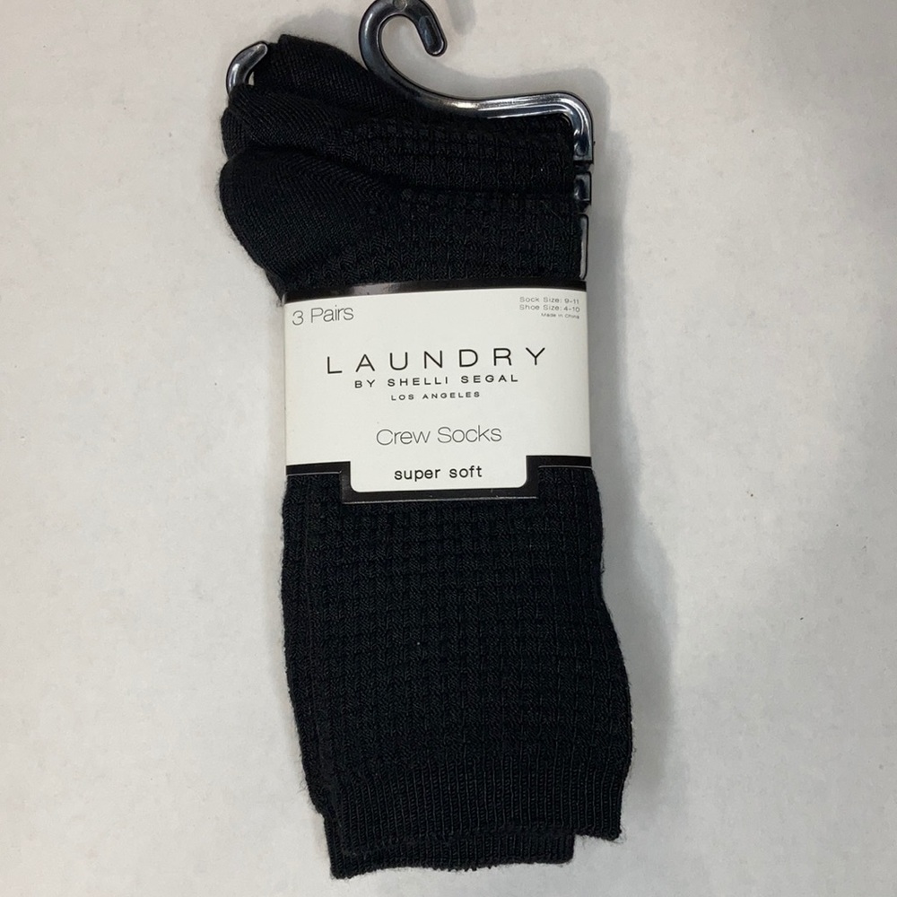 NWT Laundry by Shelli Segal Women’s Crew Socks - Picture 1 of 8